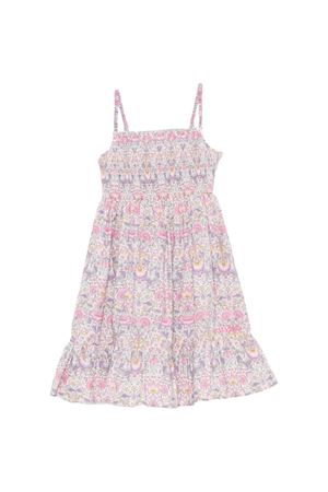 abito rosa floreale in cotone SAINT BARTH KIDS | MKI000101111L